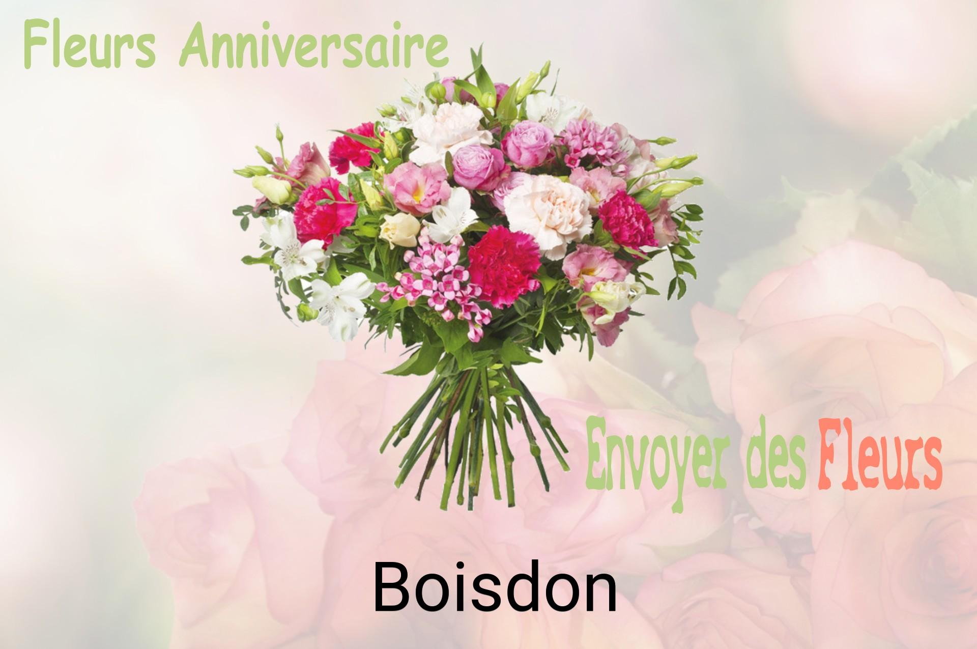 Bouquet de fleurs d’anniversaire livré à Boisdon