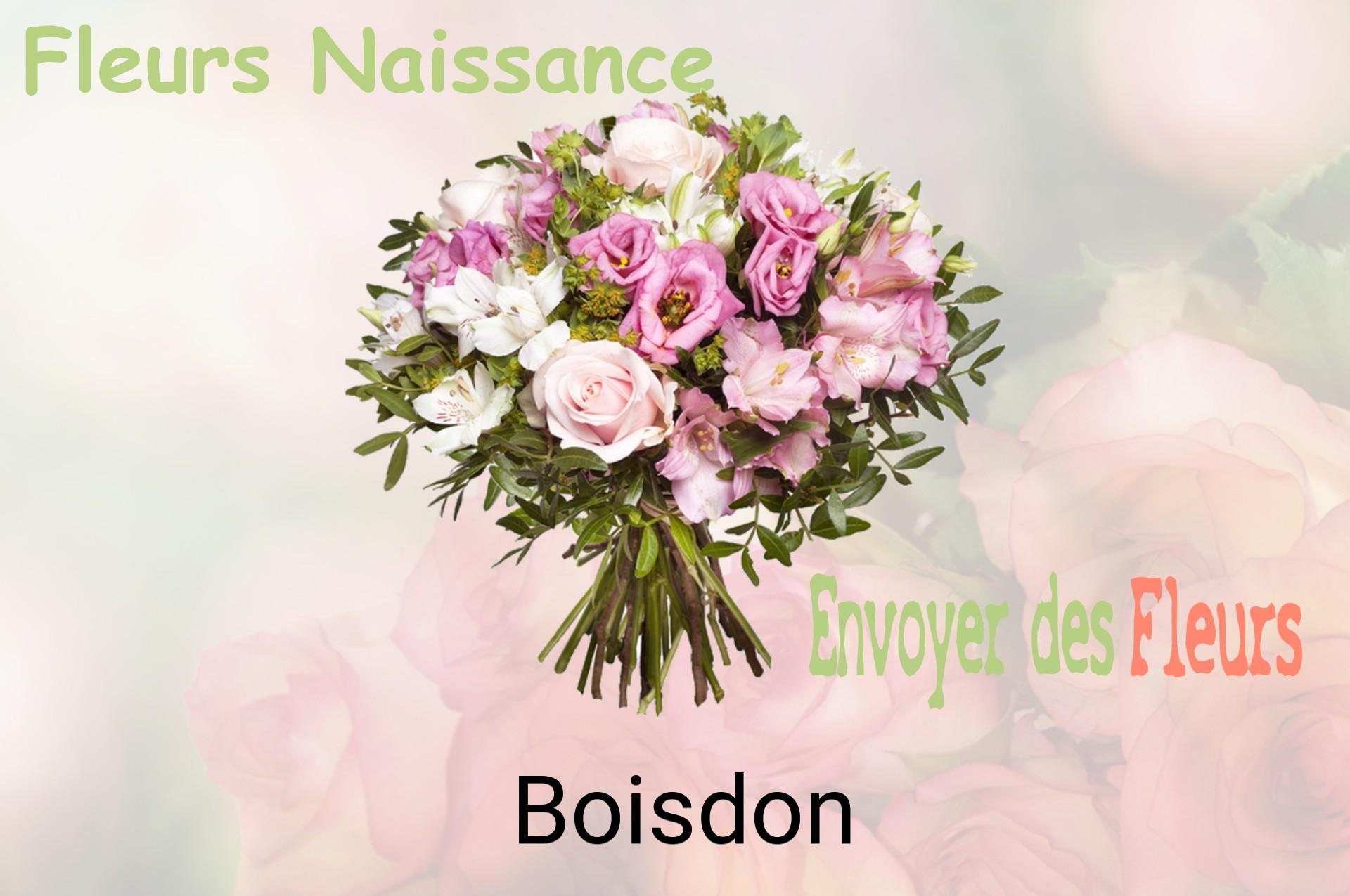 Bouquet de fleurs de naissance livré à Boisdon